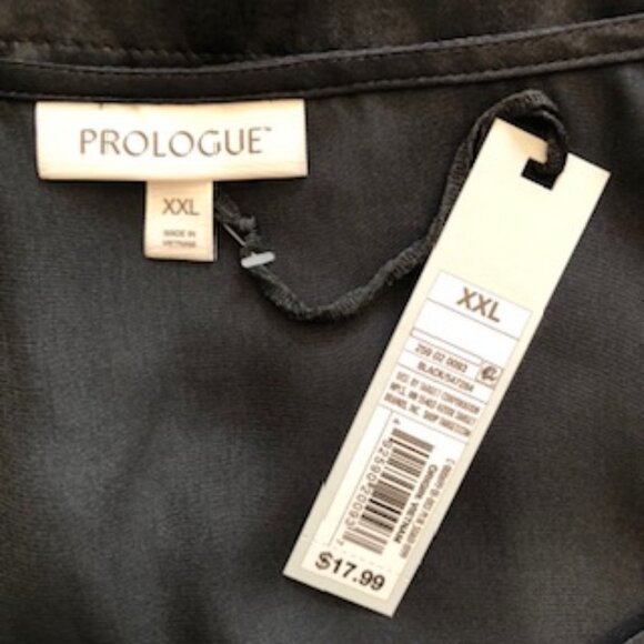 NWT Slinky Black Prologue Camisole Cami Tank Top XXL 2X - Picture 5 of 5